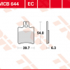 TRW Scheibenbremsbeläge MCB 644 EC mit ABE