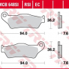 TRW Scheibenbremsbeläge MCB 648 EC mit ABE