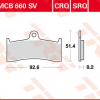 TRW Scheibenbremsbeläge MCB 660 CRQ ECE R90 homologiert
