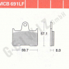 TRW Scheibenbremsbeläge MCB 691 mit ABE