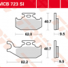 TRW Scheibenbremsbeläge MCB 723 SI mit ABE