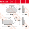 TRW Scheibenbremsbeläge MCB 724 SI mit ABE