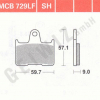 TRW Scheibenbremsbeläge MCB 729 mit ABE