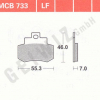 TRW Scheibenbremsbeläge MCB 733 LF mit ABE