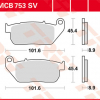 TRW Scheibenbremsbeläge MCB 753SV mit ABE