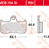 TRW Scheibenbremsbeläge MCB 756 SI mit ABE