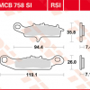 TRW Scheibenbremsbeläge MCB 758RSI ohne ABE mit ABE