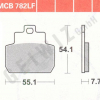 TRW Scheibenbremsbeläge MCB 782 mit ABE