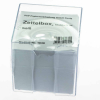 PVP Notizzettelbox transparent gefüllt mit 700 Blatt (9x9)