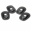 Shin Yo Montageplatten INDY SPACER ISY1 für Mini-Blinker für Yamaha, schwarz, Set