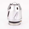 Geiwiz Luftfilter Grenade silber gerade 28/42mm Anschluss (inkl. Adapter)