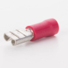 EMC Flachsteckhülse Kabelquerschnitt 0,5-1,5mm², Steckerbreite 4,8mm, Länge 19,2mm, halbisoliert PVC - 100er Pack