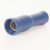 EMC Rundsteckhülse für Kabelquerschnitt 1,5-2,5 mm², Hülsendurchmesser 4 mm, vollisoliert PVC, blau, 100er Pack
