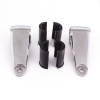 Geiwiz Scheinwerferhalter Set für 32-41mm Holme Aluminium poliert