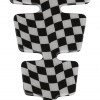 print Tankprotektor Flagge (Racing silber) (213x117mm)