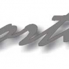 Racing Style Aufkleber (Abziehfolie) Sporting 18cm, silber matt 2St.