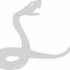 Geiwiz Aufkleber Snake silber