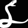 Geiwiz Aufkleber Snake weiß