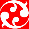 Geiwiz Aufkleber Tribal 2 rot