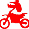 Geiwiz Aufkleber Rodeo rot