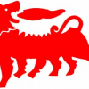 Geiwiz Aufkleber Agip Dragon rot