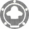 Quattroerre Aufkleber Tankdeckel , (Real fiber)