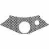 Quattroerre Aufkleber Gabelbrücke, (Real fiber)
