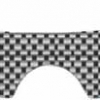 Quattroerre Aufkleber Gabelbrücke, (3D Real fiber)