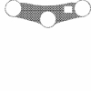 Quattroerre Aufkleber Gabelbrücke, (3D Real fiber)
