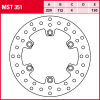 TRW Bremsscheibe MST351 | starr