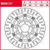 TRW Bremsscheibe MSW217 | schwimmend