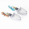 Shin Yo LED Blinker E geprüft alu look paar 20mm Stiel