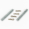 TourMax Bremssattelbolzen PPS-917 Ø6mm x 55,8mm, mit Federplint für Yamaha XJR 1300 u. FZS 1000