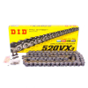 D.I.D Kette X-Ring VX3 520, 116 Schwarz mit Hohlnietschloß / nutzbar bis 96kW (130PS) / bis 750ccm
