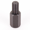 Geiwiz Spiegeladapter 10mm Aussengewinde rechtsgew./ 10 mm Innengewinde (Spiegel) rechtsgew. Schwarz M10 x 1,25mm