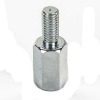 Geiwiz Spiegeladapter 8 mm Aussengewinde rechtsgew./ 8 mm Innengewinde (Spiegel) rechtsgew. Chrom