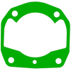 Geiwiz Zylinderfußdichtung Vergl.-nr. 11241-18601