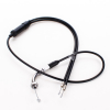 Geiwiz Gaszug Öffner für Honda CB 125 (Vergl.nr: 17910342000/17910304000/17910389405) schwarz