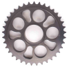 PBR Alukettenrad harteloxiert rauchgrau DUC748/916/996  525T  40Z incl. Teflonring