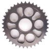 PBR Alukettenrad harteloxiert rauchgrau DUC748/916/996  525T  45Z incl. Teflonring