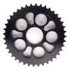 PBR Alukettenrad harteloxiert rauchgrau DUC748/916/996  520T  37Z incl. Teflonring