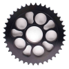 PBR Alukettenrad harteloxiert rauchgrau DUC748/916/996520T39Z incl. Teflonring
