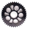 PBR Alukettenrad harteloxiert rauchgrau DUC748/916/996520T40Z incl. Teflonring