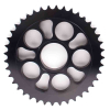 PBR Alukettenrad harteloxiert rauchgrau DUC748/916/996  520T  43Z incl. Teflonring