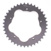 PBR Aluminium Kettenrad harteloxiert rauchgrau für PBR Kettenradträger 520T 38Z
