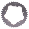 PBR Aluminium Kettenrad harteloxiert rauchgrau für PBR Kettenradträger 520T 39Z