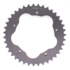 PBR Aluminium Kettenrad harteloxiert rauchgrau für PBR Kettenradträger 520T 40Z