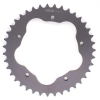 PBR Aluminium Kettenrad harteloxiert rauchgrau für PBR Kettenradträger 520T 42Z