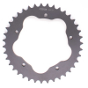 PBR Aluminium Kettenrad harteloxiert rauchgrau für PBR Kettenradträger 525T 36Z
