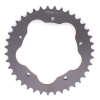PBR Aluminium Kettenrad harteloxiert rauchgrau für PBR Kettenradträger 525T 42Z